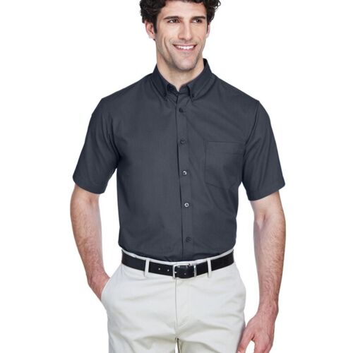 Men's Optimum Short Sleeve Twill Dress Shirt Thumbnail