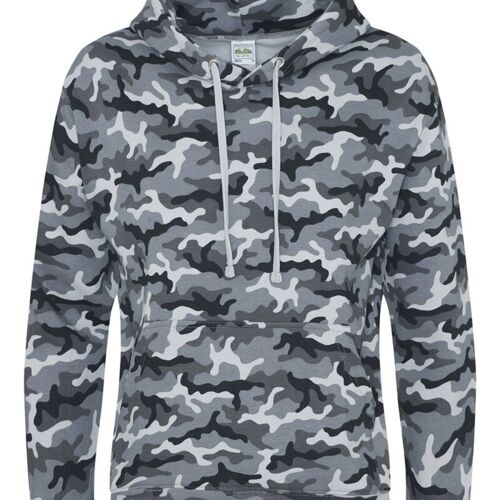 Unisex Camo Hooded Sweatshirt Thumbnail