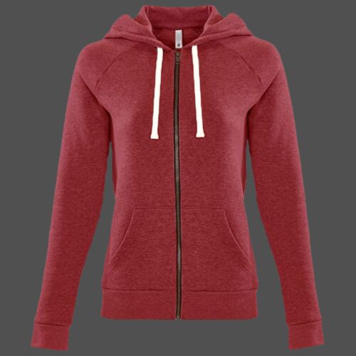 Women's Malibu Raglan Full-Zip Hoodie Sweatshirt Thumbnail