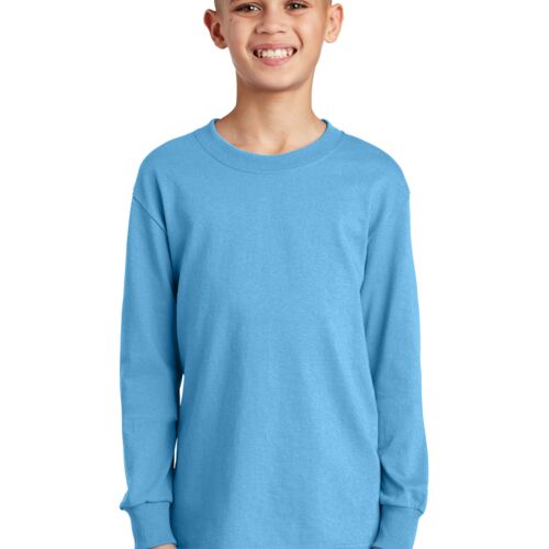 Youth 5.4oz Cotton Long Sleeve T-Shirt Thumbnail