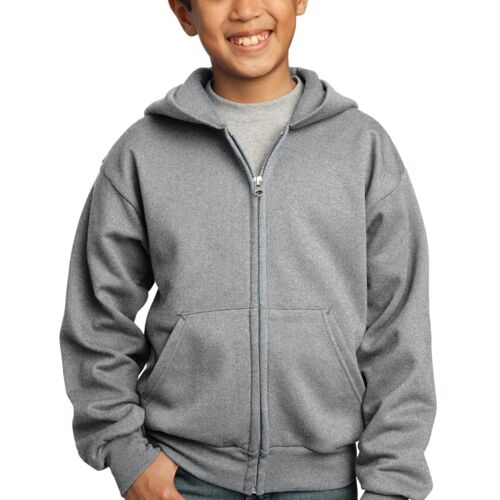 Youth 50/50 Full-Zip Hooded Sweatshirt Thumbnail