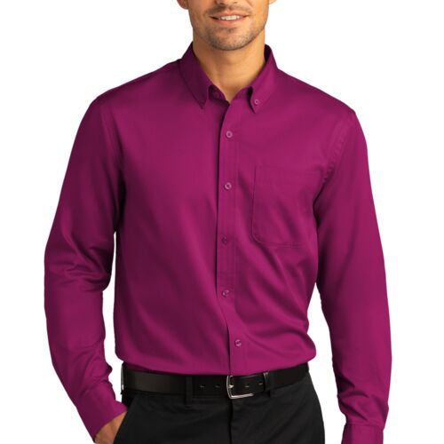 Long Sleeve SuperPro React  Twill Shirt Thumbnail